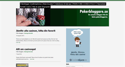 Desktop Screenshot of pokerbloggare.se